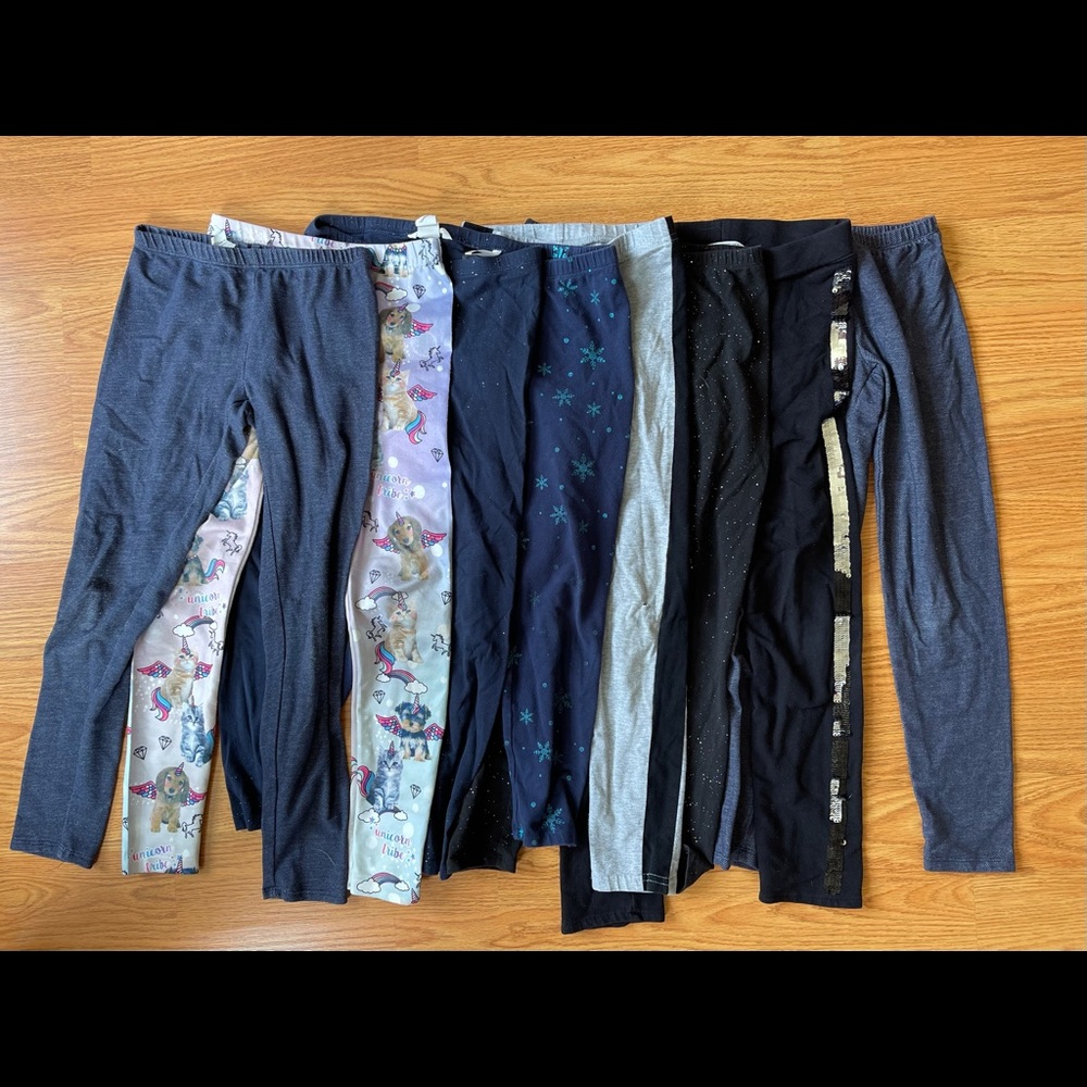 8 girls leggings